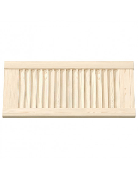 Ante con Design a Lamelle 4 pz 61,5x29,5 cm in Legno di Pino