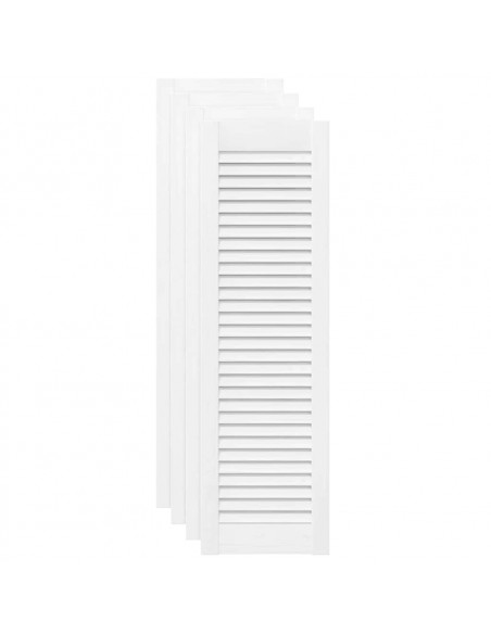 Ante a Lamelle 4 pz Bianche 99x29,5 cm