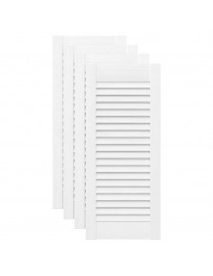 Ante a Lamelle 4 pz Bianche 69x29,5 cm 2