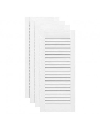 Ante a Lamelle 4 pz Bianche 69x29,5 cm