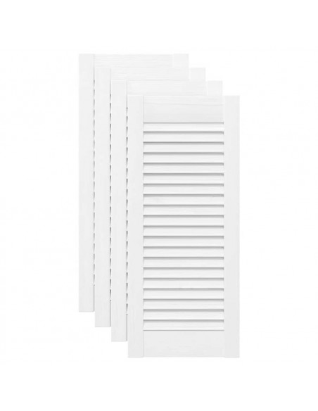 Ante a Lamelle 4 pz Bianche 69x29,5 cm