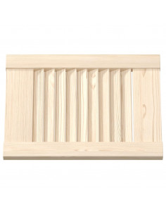 Ante con Design a Lamelle 4 pz 39,5x29,5 cm in Legno di Pino