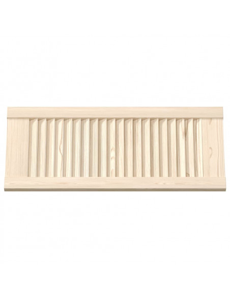 Ante con Design a Lamelle 2 pz 69x29,5 cm in Legno di Pino
