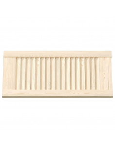 Ante con Design a Lamelle 2 pz 61,5x29,5 cm in Legno di Pino
