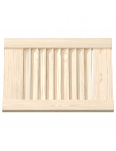 Ante con Design a Lamelle 2 pz 39,5x29,5 cm in Legno di Pino
