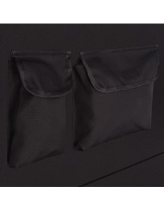 Coperta per Cani per Sedile Posteriore Auto 148x142 cm nero