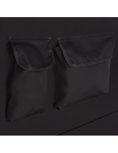 Coperta per Cani per Sedile Posteriore Auto 148x142 cm nero
