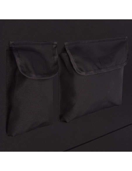 Coperta per Cani per Sedile Posteriore Auto 148x142 cm nero