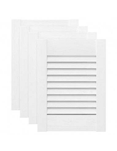 Ante a Lamelle 4 pz Bianche 39,5x29,5 cm