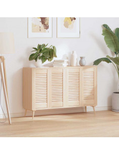 Ante con Design a Lamelle 4 pz 61,5x29,5 cm in Legno di Pino 2