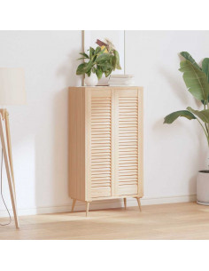 Ante con Design a Lamelle 2 pz 99x29,5 cm in Legno di Pino 2