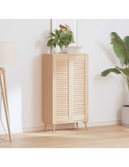 Ante con Design a Lamelle 2 pz 99x29,5 cm in Legno di Pino