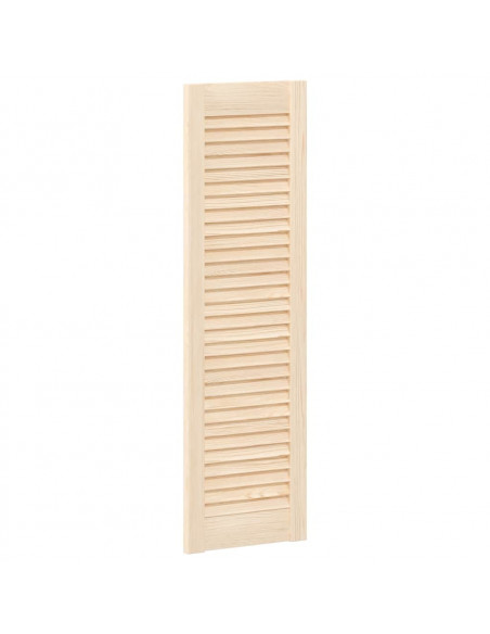 Ante con Design a Lamelle 2 pz 99x29,5 cm in Legno di Pino