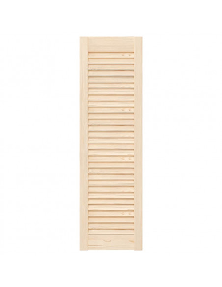 Ante con Design a Lamelle 2 pz 99x29,5 cm in Legno di Pino