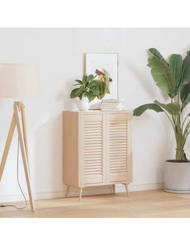 Ante con Design a Lamelle 2 pz 69x29,5 cm in Legno di Pino