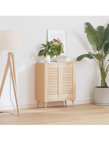 Ante con Design a Lamelle 2 pz 61,5x29,5 cm in Legno di Pino