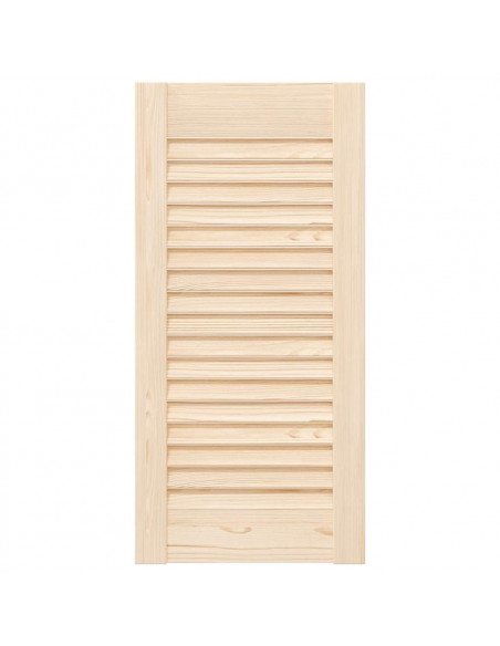 Ante con Design a Lamelle 2 pz 61,5x29,5 cm in Legno di Pino