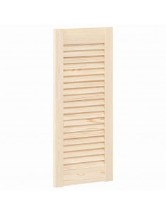 Anta con Design a Lamelle 69x29,5 cm in Legno di Pino 2