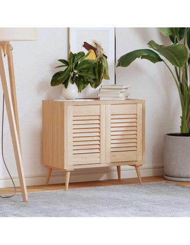 Ante con Design a Lamelle 2 pz 39,5x29,5 cm in Legno di Pino