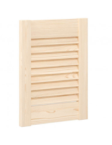 Ante con Design a Lamelle 2 pz 39,5x29,5 cm in Legno di Pino