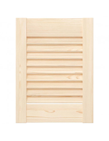 Ante con Design a Lamelle 2 pz 39,5x29,5 cm in Legno di Pino
