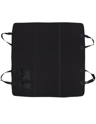 Coperta per Cani per Sedile Posteriore Auto 148x142 cm nero