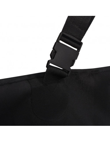 Coperta per Cani per Sedile Posteriore Auto 148x142 cm nero