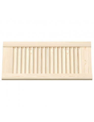 Anta con Design a Lamelle 61,5x29,5 cm in Legno di Pino