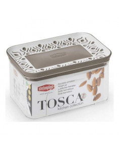 Barattolo Stefanplast 55550 TOSCA Ermetico Tortora Tortora