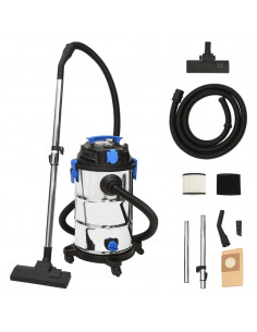 Aspirapolvere e Aspiraliquidi 1200 W 30 L Argento 2