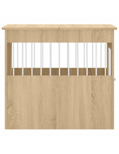 Gabbia Cani Arredamento Rovere Sonoma 64,5x80x71cm Multistrato