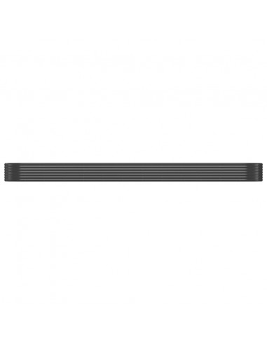 Letto da Giardino in Acciaio a Polvere 507x100x36 cm Antracite