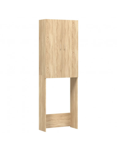 Mobile per Lavatrice Rovere Sonoma 64x25,5x190 cm