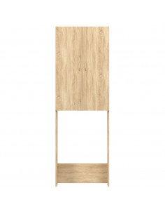 Mobile per Lavatrice Rovere Sonoma 64x25,5x190 cm 2