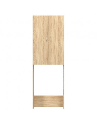 Mobile per Lavatrice Rovere Sonoma 64x25,5x190 cm