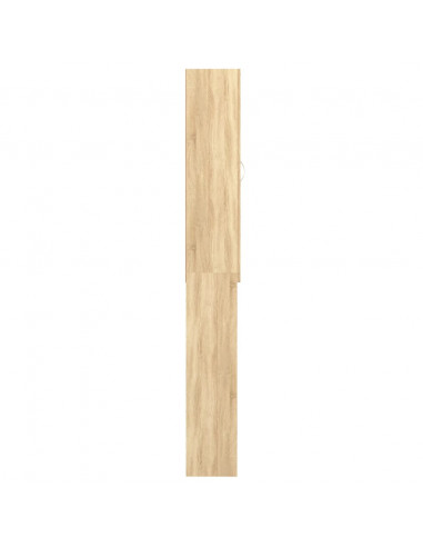 Mobile per Lavatrice Rovere Sonoma 64x25,5x190 cm