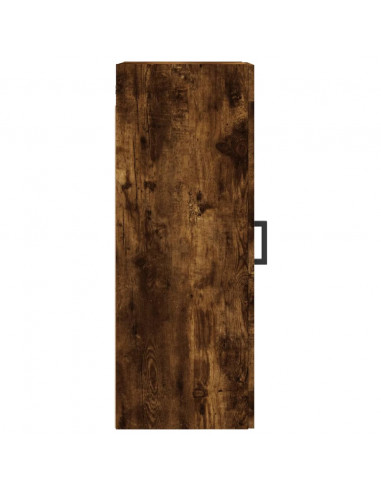 Mobile a Parete Rovere Fumo 34,5x34x90 cm in Legno Multistrato