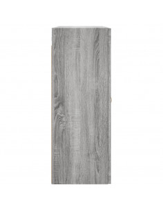 Armadietti a Parete 2 pz Grigio Sonoma in Legno Multistrato