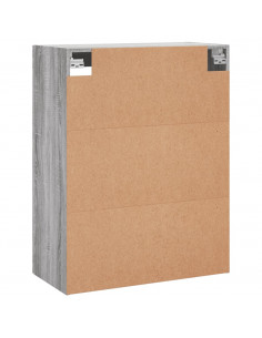 Armadietti a Parete 2 pz Grigio Sonoma in Legno Multistrato 2