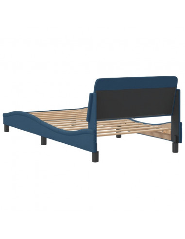 Giroletto con Testiera Blu 100x200 cm in Tessuto