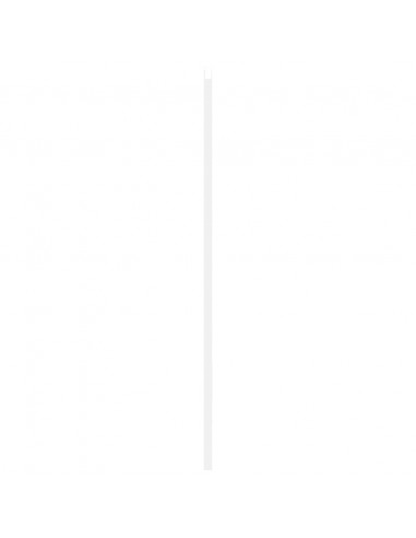 Porte a Battente 1-Paio Design a Lamelle Bianco 100x100 cm