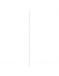 Porte a Battente 1-Paio Design a Lamelle Bianco 100x80 cm