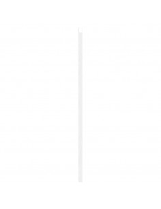 Porte a Battente 1-Paio Design a Lamelle Bianco 80x80 cm