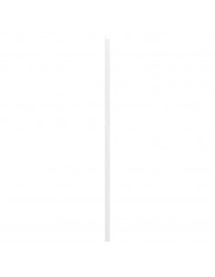 Porte a Battente 1-Paio Design a Lamelle Bianco 90x100 cm