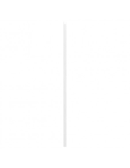 Porte a Battente 1-Paio Design a Lamelle Bianco 90x100 cm
