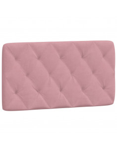 Giroletto con Testiera Rosa 100x200 cm in Velluto 2