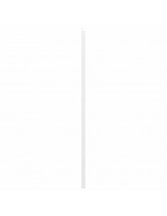 Porte a Battente 1-Paio Design a Lamelle Bianco 90x80 cm