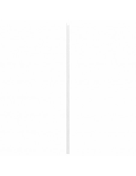Porte a Battente 1-Paio Design a Lamelle Bianco 90x80 cm