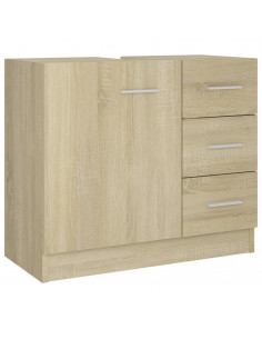 Mobile Sottolavabo Rovere Sonoma 63x30x54 cm Legno Multistrato