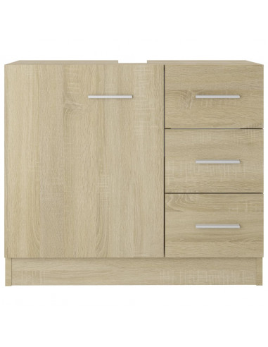 Mobile Sottolavabo Rovere Sonoma 63x30x54 cm Legno Multistrato